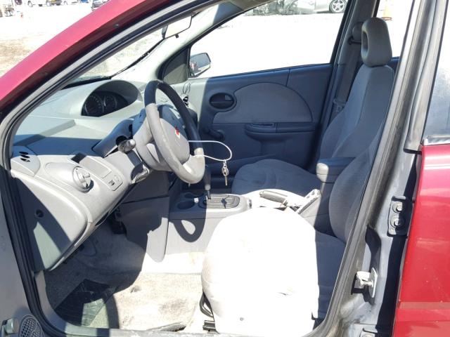 1G8AG52F04Z177030 - 2004 SATURN ION LEVEL RED photo 5