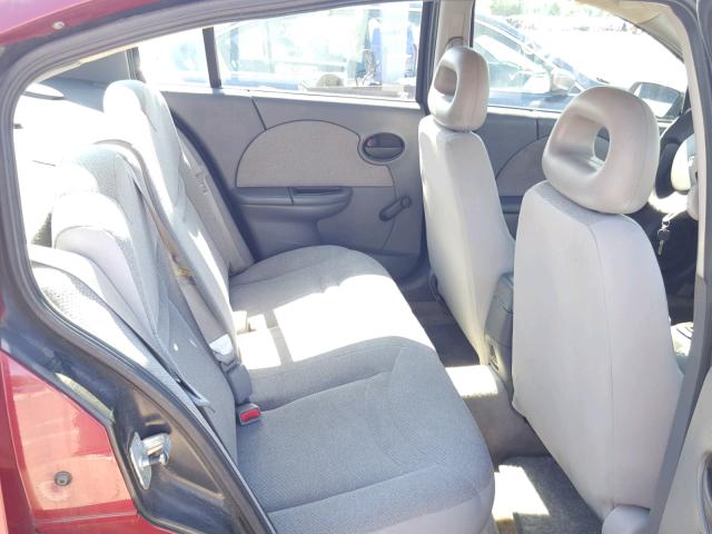 1G8AG52F04Z177030 - 2004 SATURN ION LEVEL RED photo 6