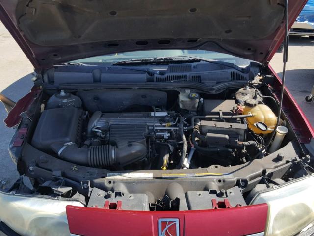1G8AG52F04Z177030 - 2004 SATURN ION LEVEL RED photo 7