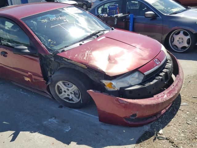 1G8AG52F04Z177030 - 2004 SATURN ION LEVEL RED photo 9