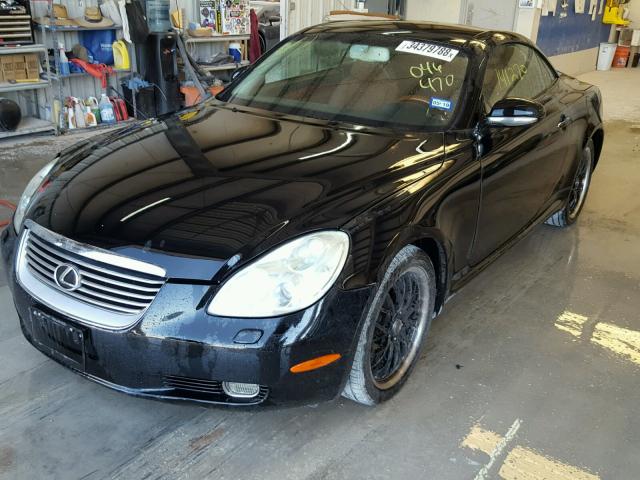 JTHFN48Y130046470 - 2003 LEXUS SC 430 BLACK photo 2