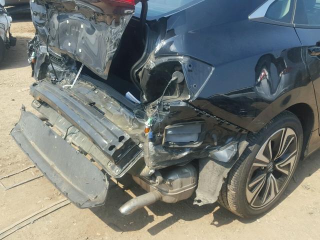 2HGFC1F72GH636860 - 2016 HONDA CIVIC EXL BLACK photo 9