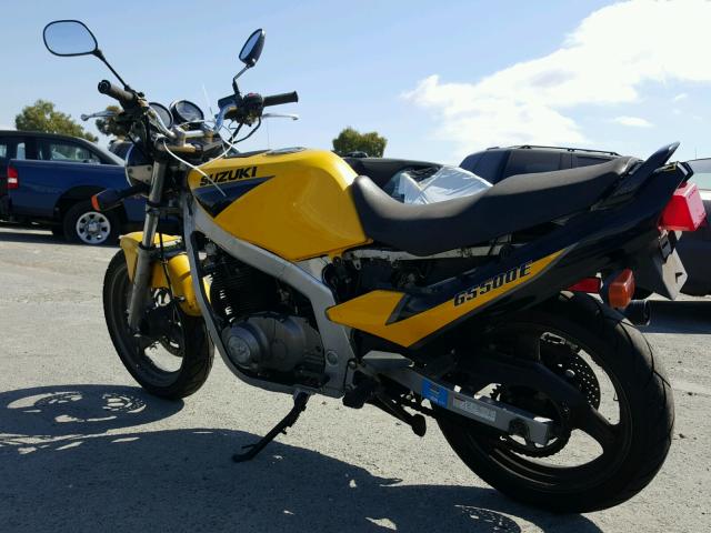 JS1GM51A8X2100220 - 1999 SUZUKI GS500 E YELLOW photo 3