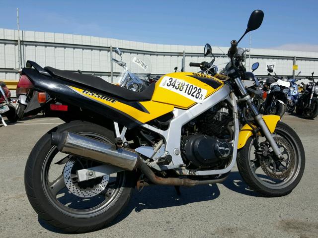 JS1GM51A8X2100220 - 1999 SUZUKI GS500 E YELLOW photo 4