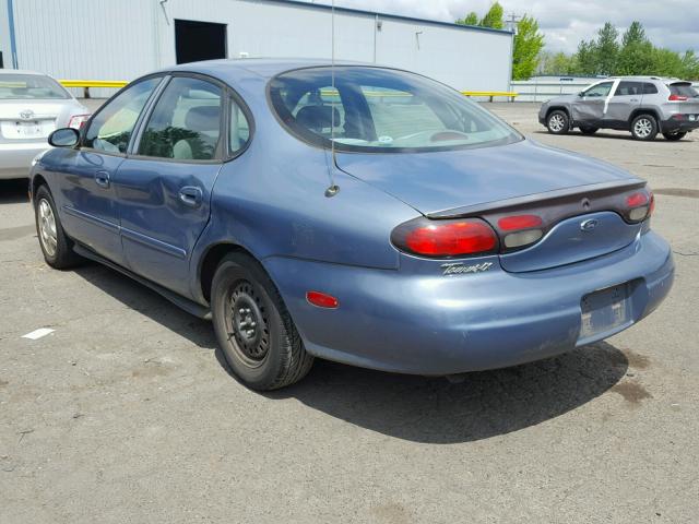 1FAFP52U3XG182559 - 1999 FORD TAURUS LX BLUE photo 3