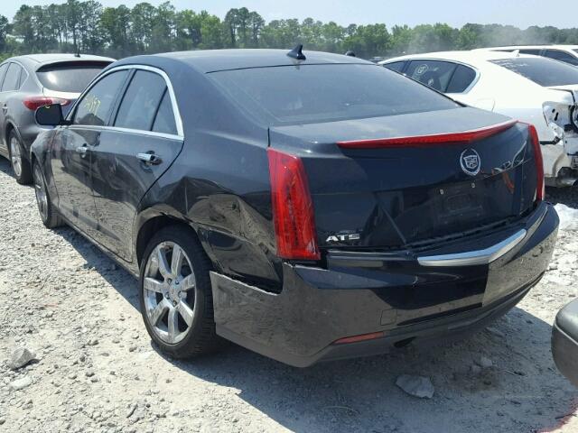 1G6AA5RAXE0155238 - 2014 CADILLAC ATS BLACK photo 3