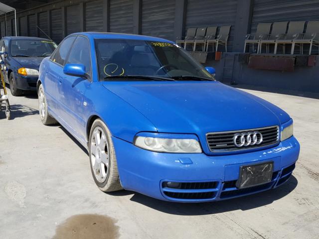 WAUDD68D0YA041621 - 2000 AUDI S4 2.7 QUA BLUE photo 1