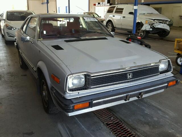 JHMSN3225CC025696 - 1982 HONDA PRELUDE GRAY photo 1