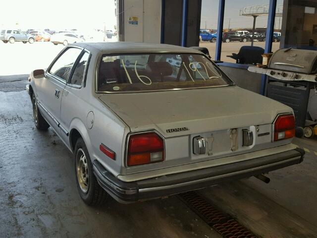 JHMSN3225CC025696 - 1982 HONDA PRELUDE GRAY photo 3