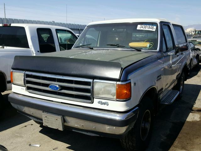 1FMEU15N4LLA79000 - 1990 FORD BRONCO U10 WHITE photo 2