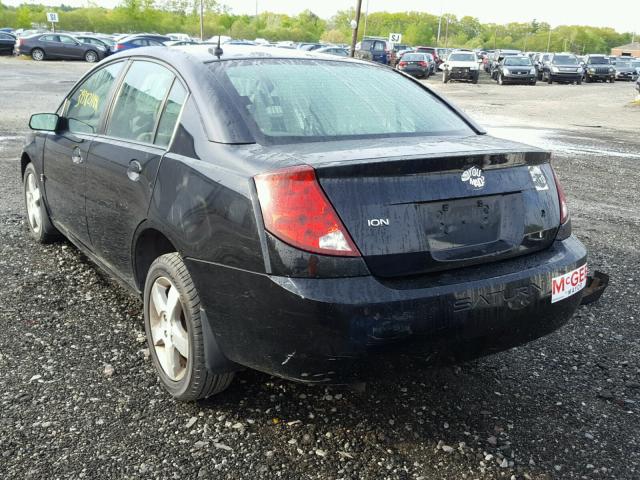 1G8AL58F27Z194953 - 2007 SATURN ION LEVEL BLACK photo 3