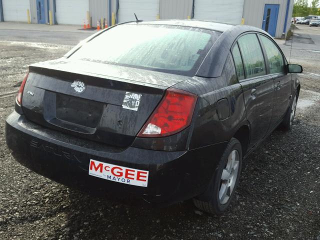 1G8AL58F27Z194953 - 2007 SATURN ION LEVEL BLACK photo 4