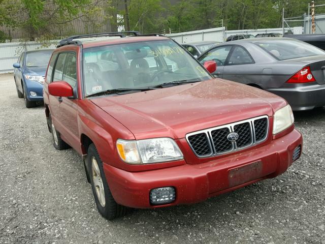 JF1SF65602G724584 - 2002 SUBARU FORESTER S წითელი ფოტო 1
