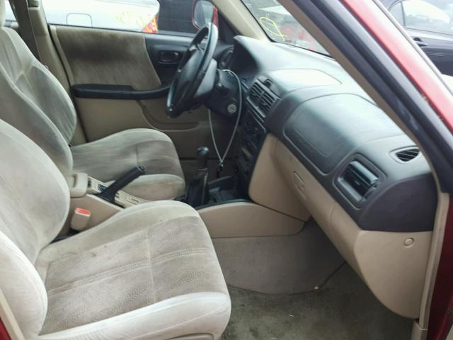 JF1SF65602G724584 - 2002 SUBARU FORESTER S წითელი ფოტო 5