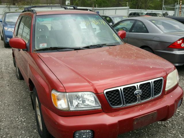 JF1SF65602G724584 - 2002 SUBARU FORESTER S წითელი ფოტო 9