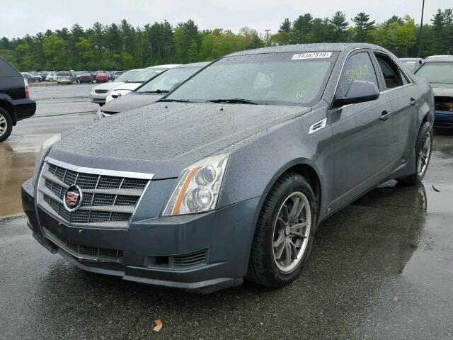 1G6DF577080143223 - 2008 CADILLAC CTS GRAY photo 2