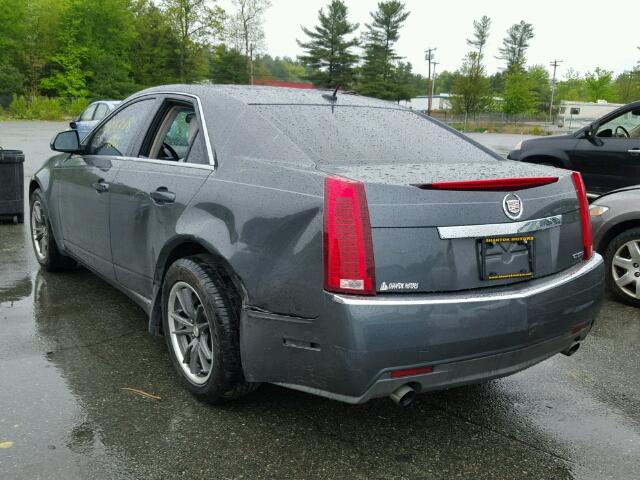 1G6DF577080143223 - 2008 CADILLAC CTS GRAY photo 3