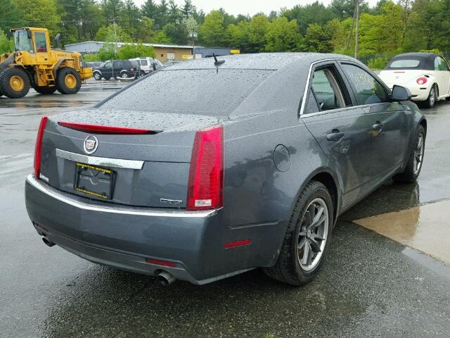 1G6DF577080143223 - 2008 CADILLAC CTS GRAY photo 4