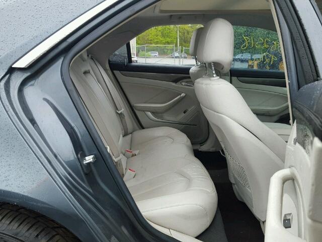 1G6DF577080143223 - 2008 CADILLAC CTS GRAY photo 6