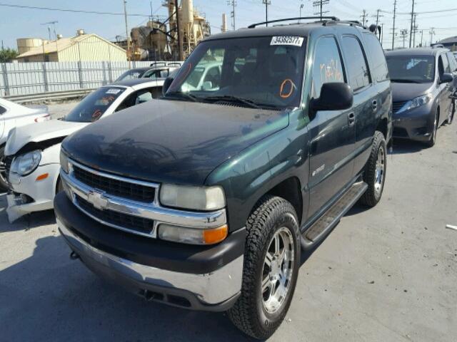 1GNEC13T41R123653 - 2001 CHEVROLET TAHOE C150 GREEN photo 2