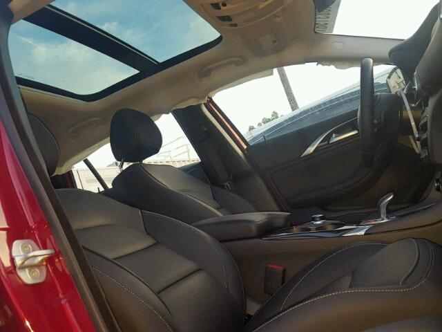 SJKCH5CR2JA056916 - 2018 INFINITI QX30 BASE BURGUNDY photo 9