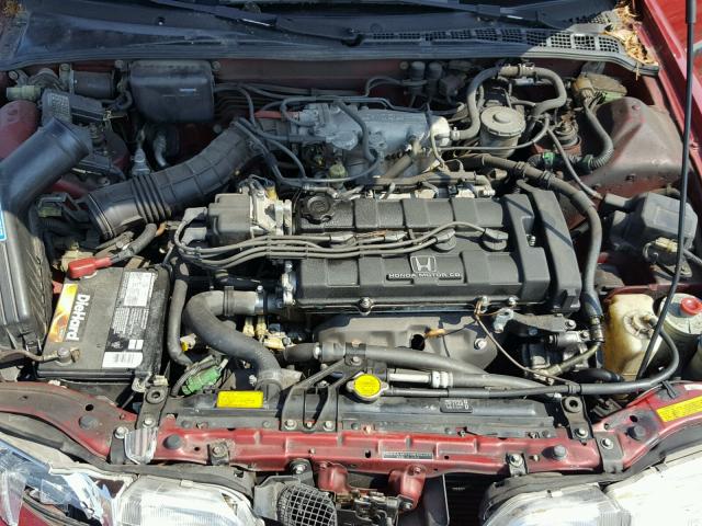 JH4DA9459LS052579 - 1990 ACURA INTEGRA LS RED photo 7