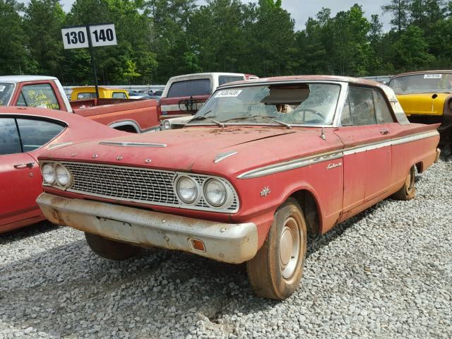 3A47F100563 - 1966 FORD FAIRLANE RED photo 2