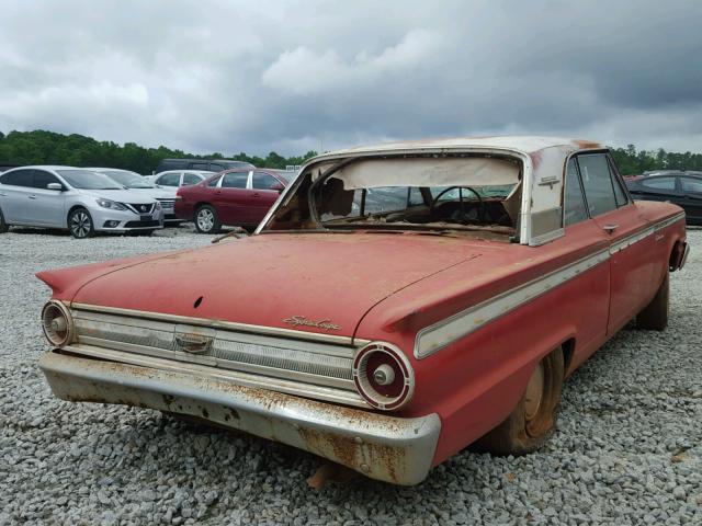 3A47F100563 - 1966 FORD FAIRLANE RED photo 4