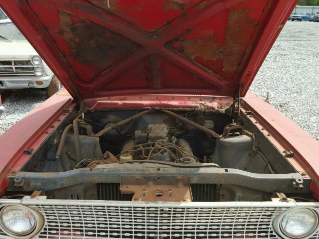 3A47F100563 - 1966 FORD FAIRLANE RED photo 7