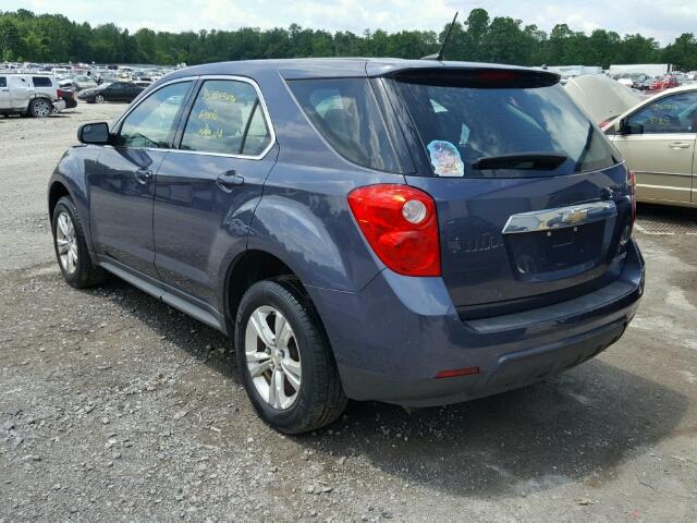 2GNALAEK3E6314727 - 2014 CHEVROLET EQUINOX LS BLUE photo 3