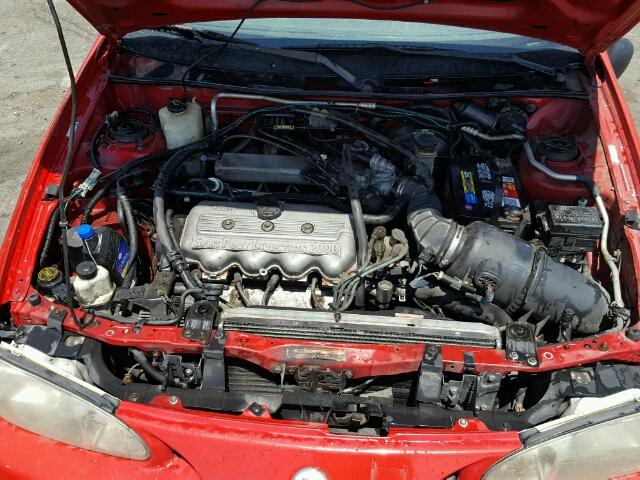 1MELM13P8VW658099 - 1997 MERCURY TRACER RED photo 7