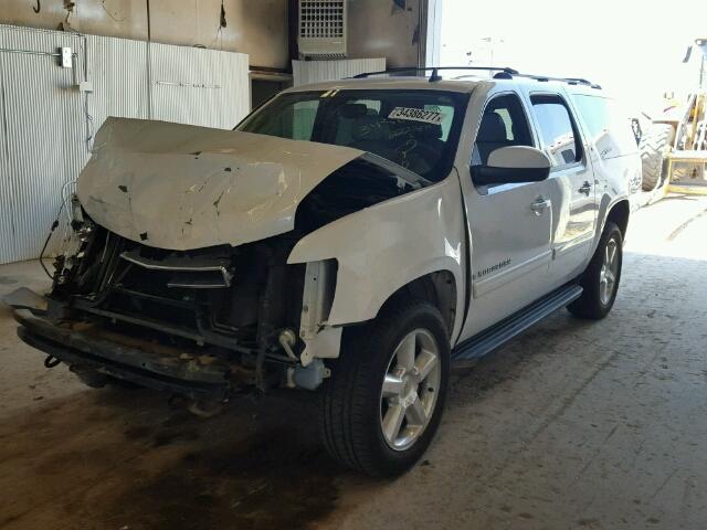 1GNFK16387J222759 - 2007 CHEVROLET SUBURBAN WHITE photo 2