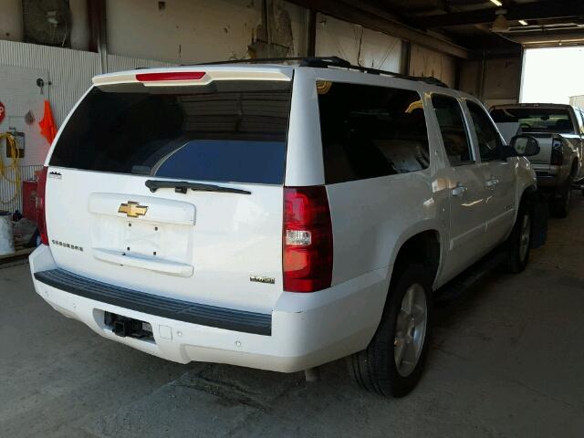 1GNFK16387J222759 - 2007 CHEVROLET SUBURBAN WHITE photo 4