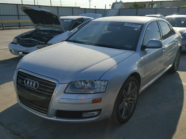 WAULV94E89N012886 - 2009 AUDI A8 4.2 QUA SILVER photo 2