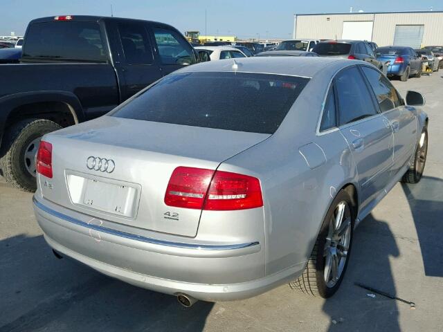 WAULV94E89N012886 - 2009 AUDI A8 4.2 QUA SILVER photo 4