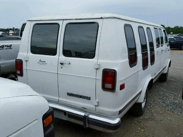 2B7HB21Y1NK146748 - 1992 DODGE RAM VAN B2 WHITE photo 4