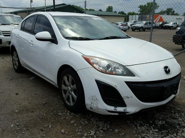 JM1BL1SF3A1341105 - 2010 MAZDA 3 WHITE photo 1