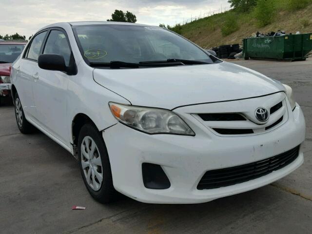 JTDBU4EE6B9135247 - 2011 TOYOTA COROLLA BA WHITE photo 1