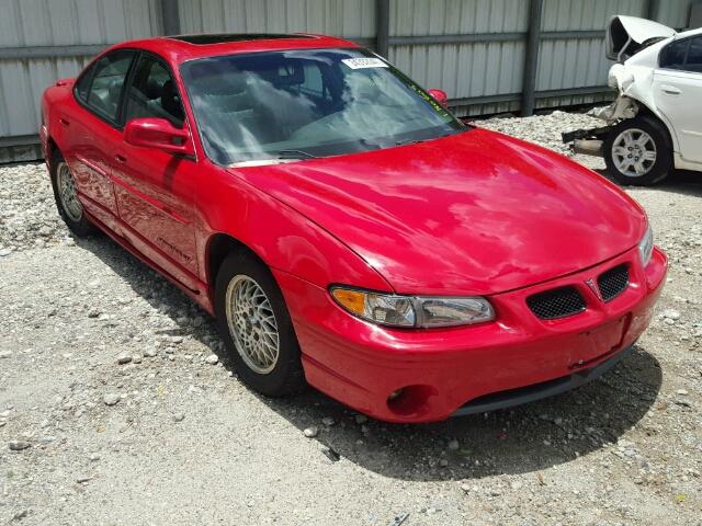 1G2WP52K7YF148337 - 2000 PONTIAC GRAND PRIX RED photo 1