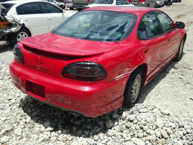 1G2WP52K7YF148337 - 2000 PONTIAC GRAND PRIX RED photo 4