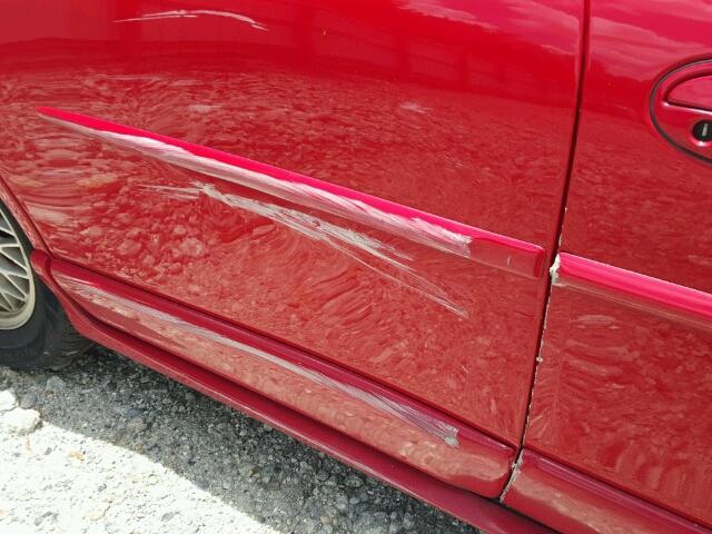 1G2WP52K7YF148337 - 2000 PONTIAC GRAND PRIX RED photo 9