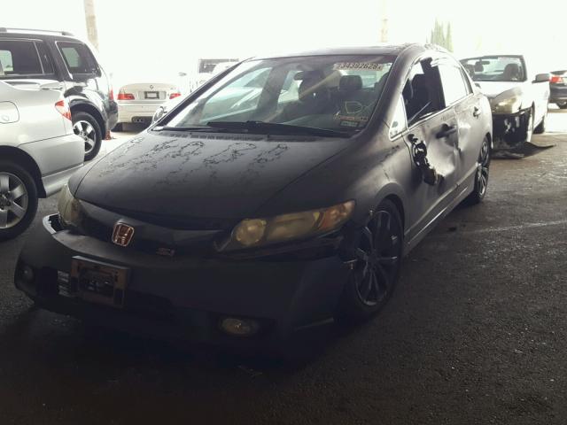 2HGFA55599H705463 - 2009 HONDA CIVIC SI BLACK photo 2