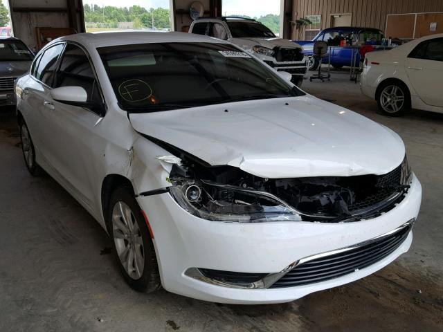 1C3CCCAB1FN543430 - 2015 CHRYSLER 200 LIMITE WHITE photo 1