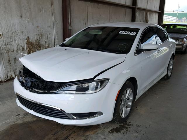 1C3CCCAB1FN543430 - 2015 CHRYSLER 200 LIMITE WHITE photo 2