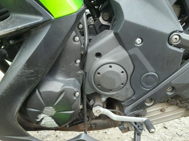 JKAEXEE18EDA15777 - 2014 KAWASAKI EX650 E GREEN photo 7