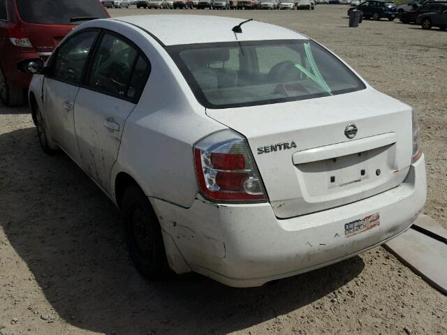 3N1AB61E89L606824 - 2009 NISSAN SENTRA 2.0 WHITE photo 3