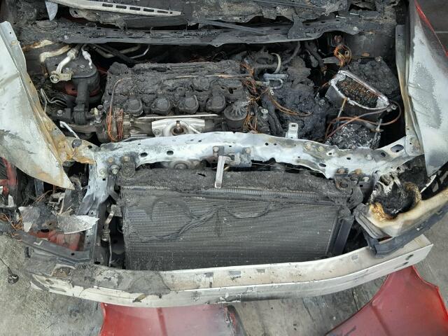 2HGFG12867H538028 - 2007 HONDA CIVIC EX წითელი ფოტო 7