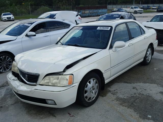 JH4KA96684C007321 - 2004 ACURA 3.5RL WHITE photo 2