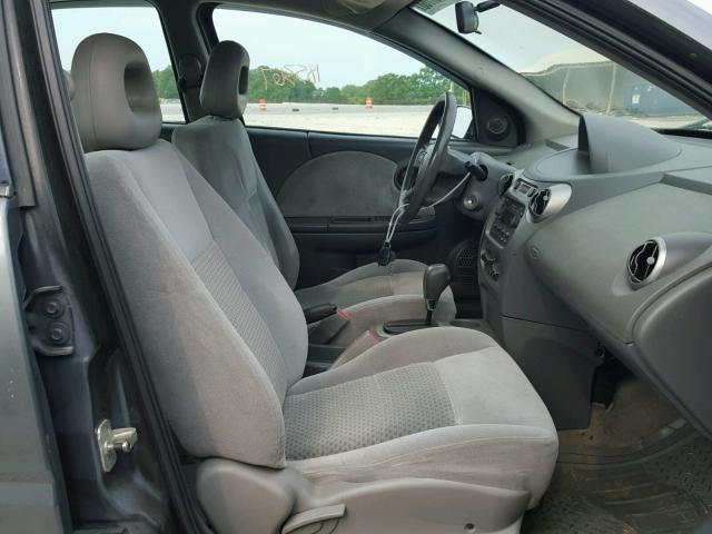 1G8AL52F75Z153823 - 2005 SATURN ION LEVEL GREEN photo 5