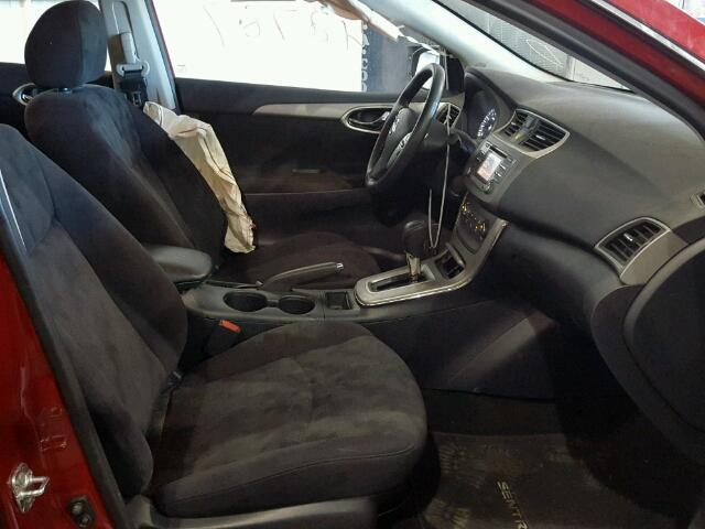 3N1AB7APXDL719691 - 2013 NISSAN SENTRA S RED photo 5